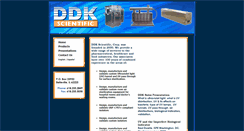 Desktop Screenshot of ddkscientific.com