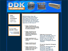 Tablet Screenshot of ddkscientific.com